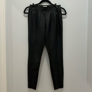 Topshop Faux Leather Leggings